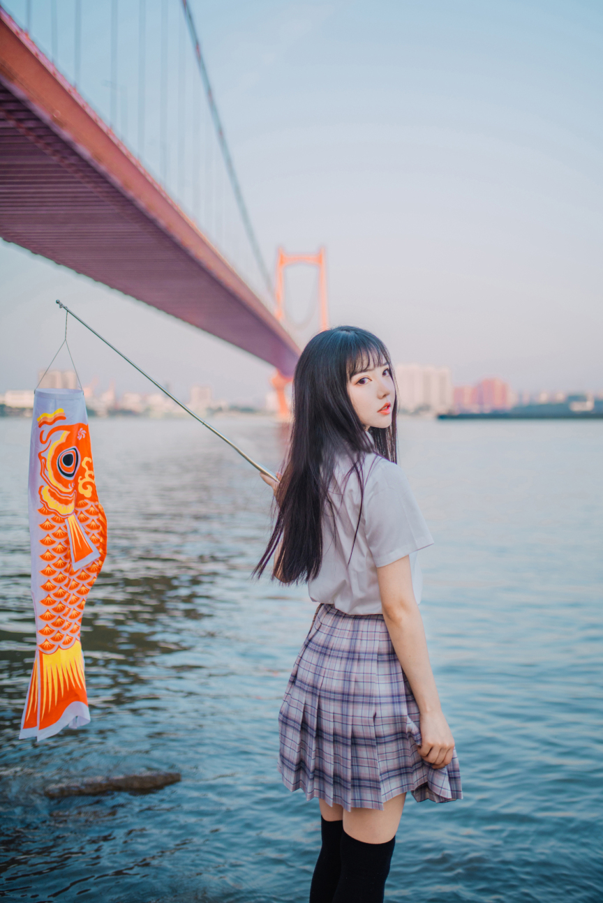 jk私影,文艺清新少女 最新最热Cosplay旗袍丝袜诱惑美女古装套图