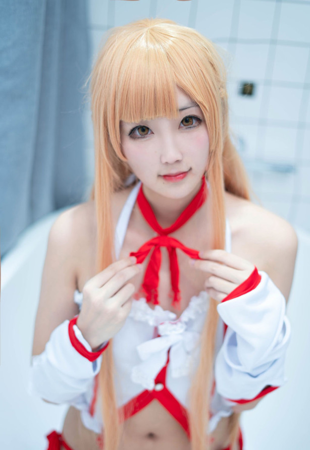 cos美女刀剑神域亚丝娜cosplay性感图片_汉服古装女生,福利打包下载,游戏原画